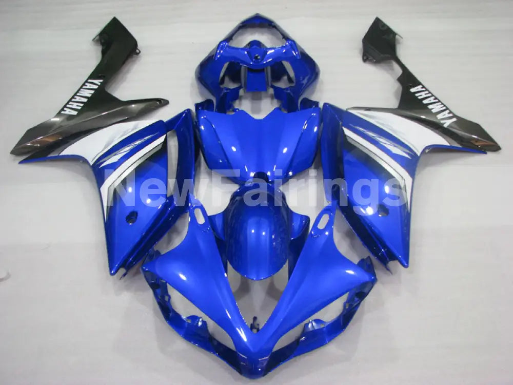 Blue and White Black Factory Style - YZF-R1 07-08 Fairing Kit