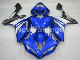 Blue and White Black Factory Style - YZF-R1 07-08 Fairing Kit