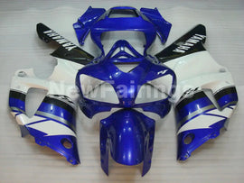Blue and White Black Factory Style - YZF-R1 98-99 Fairing Kit