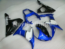 Cargar imagen en el visor de la galería, Blue and White Black Factory Style - YZF-R6 03-04 Fairing Kit
