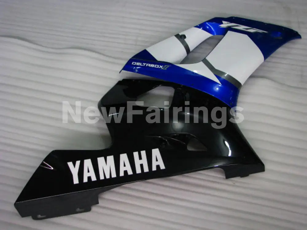 Blue and White Black Factory Style - YZF-R6 98-02 Fairing Kit