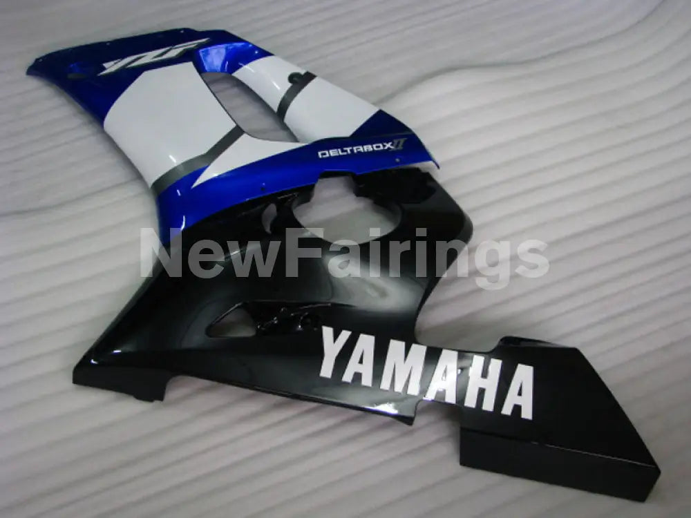 Blue and White Black Factory Style - YZF-R6 98-02 Fairing Kit