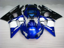 Cargar imagen en el visor de la galería, Blue and White Black Factory Style - YZF-R6 98-02 Fairing Kit