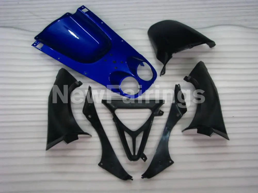 Blue and White Black Factory Style - YZF-R6 98-02 Fairing Kit