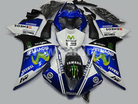 Blue and White Black Movistar - YZF-R1 09-11 Fairing Kit
