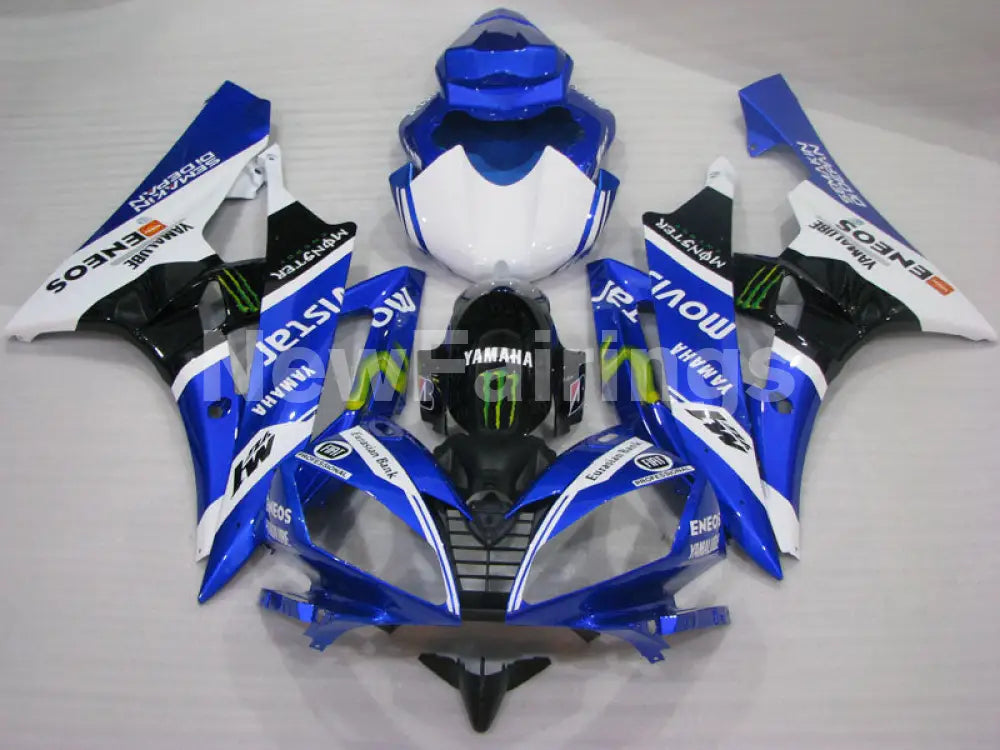 Blue and White Black Movistar - YZF-R6 06-07 Fairing Kit