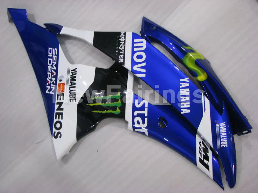 Blue and White Black Movistar - YZF-R6 08-16 Fairing Kit