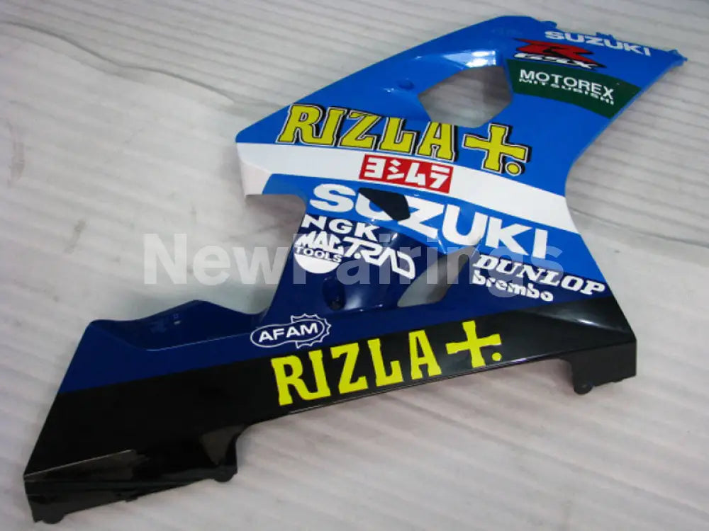 Blue and White Black Rizla - GSX-R600 04-05 Fairing Kit