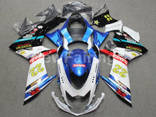 Cargar imagen en el visor de la galería, Blue and White Black ROCKSTAR - GSX-R600 11-24 Fairing Kit