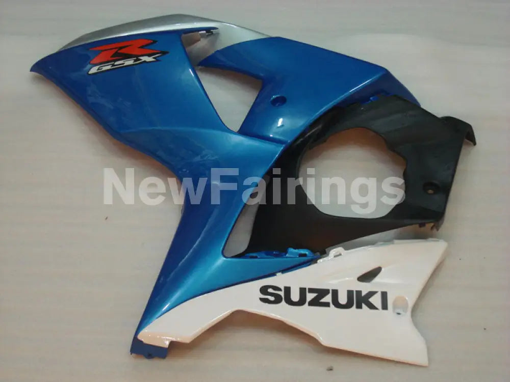 Blue and White Factory Style - GSX-R1000 09-16 Fairing Kit