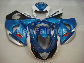 Blue and White Factory Style - GSX-R1000 09-16 Fairing Kit
