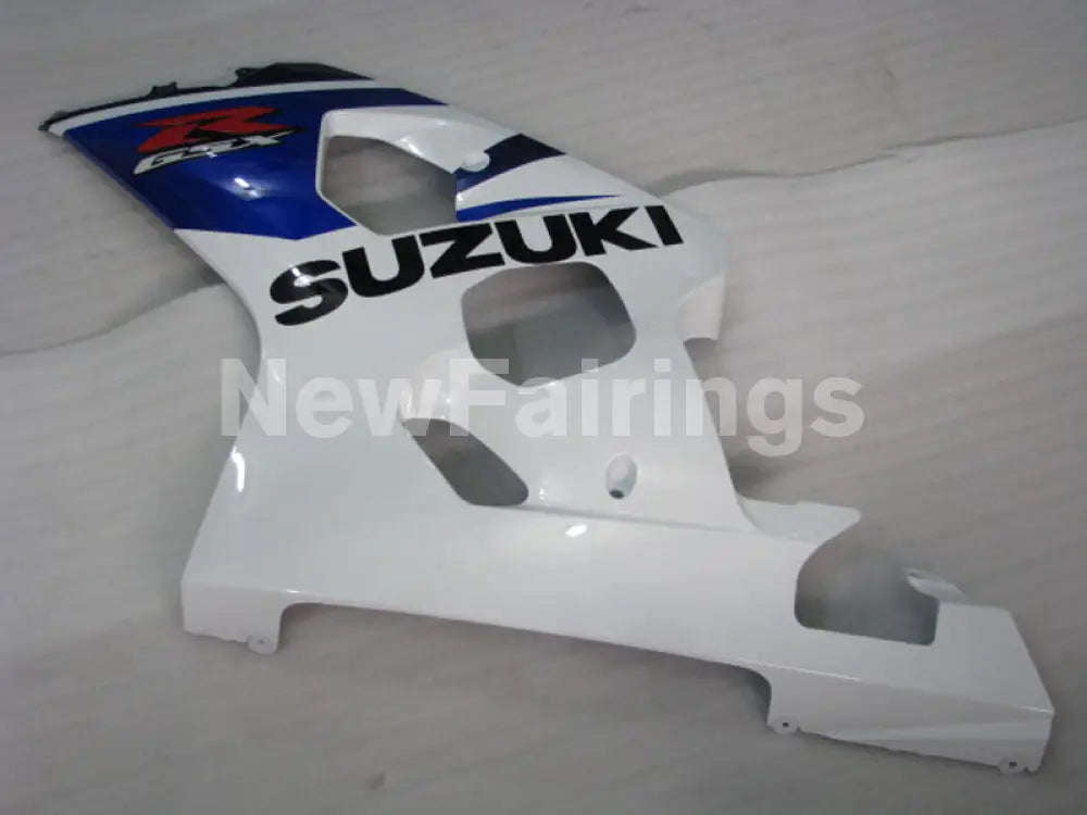 Blue and White Factory Style - GSX-R600 04-05 Fairing Kit