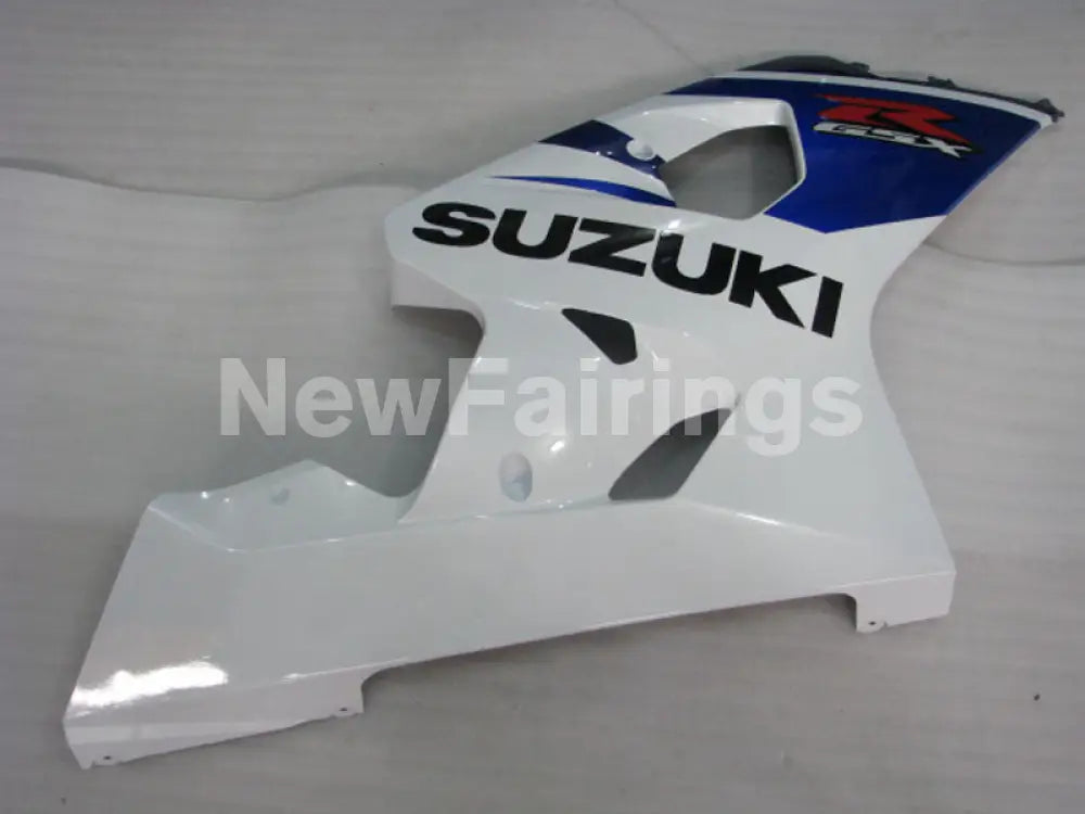 Blue and White Factory Style - GSX-R600 04-05 Fairing Kit