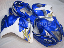 Blue and White Factory Style - GSX1300R Hayabusa 08-20 Fairing Kit