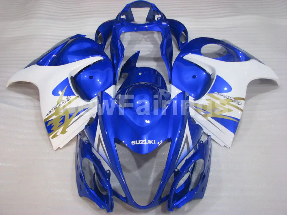 Blue and White Factory Style - GSX1300R Hayabusa 08-20 Fairing Kit