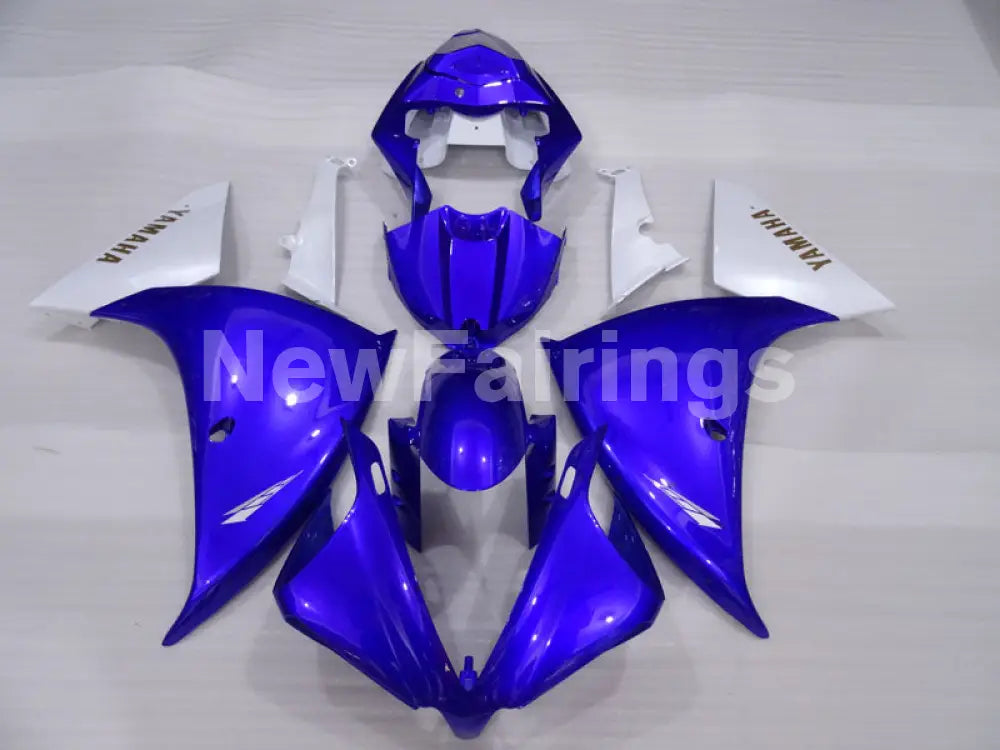 Blue and White Factory Style - YZF-R1 12-14 Fairing Kit
