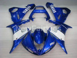 Blue and White Factory Style - YZF-R6 03-04 Fairing Kit