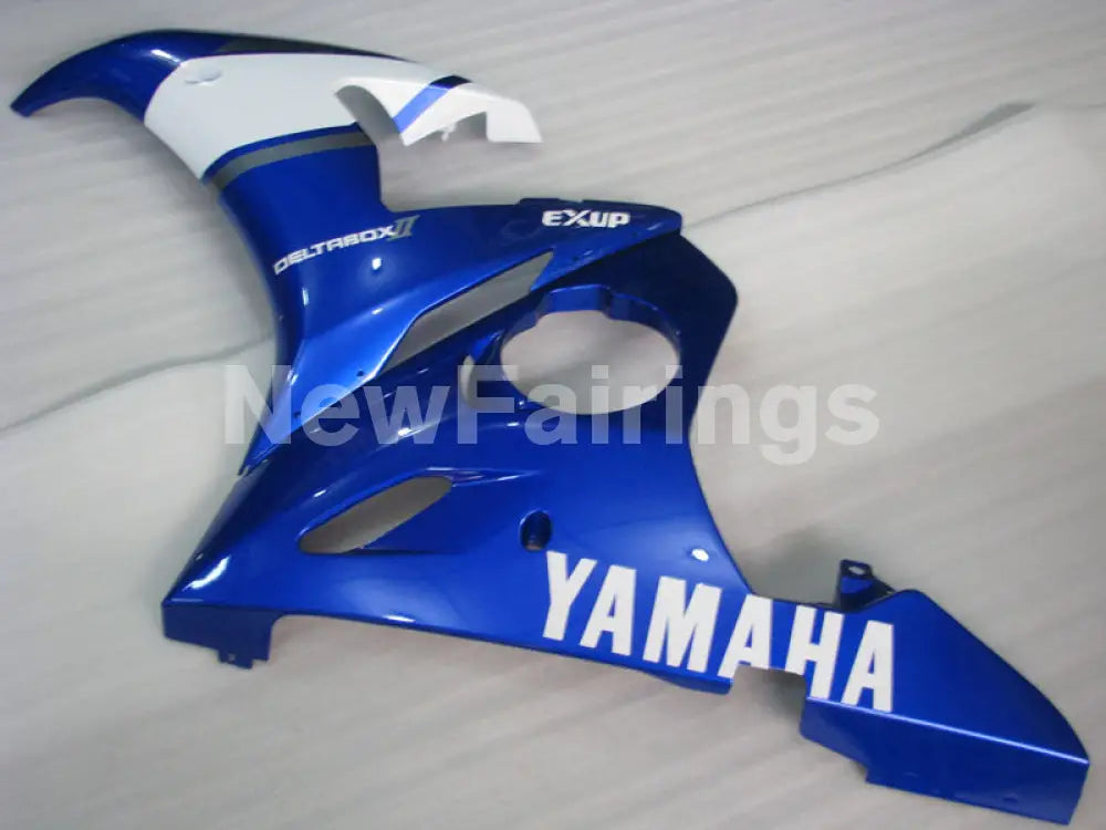 Blue and White Factory Style - YZF-R6 05 Fairing Kit
