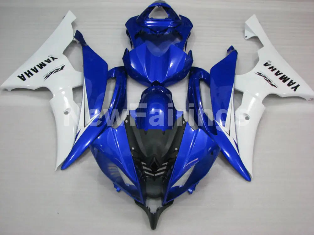 Blue and White Factory Style - YZF-R6 08-16 Fairing Kit