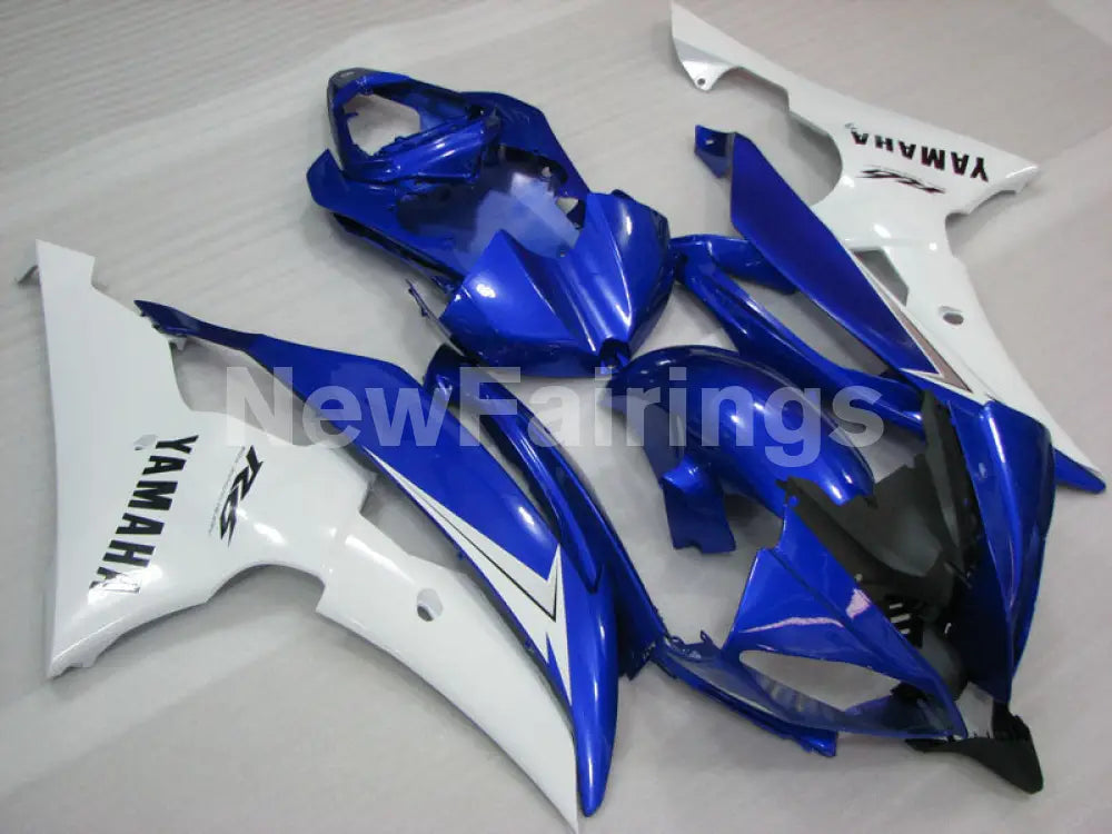 Blue and White Factory Style - YZF-R6 08-16 Fairing Kit