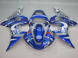 Blue and White FIAT - YZF-R6 05 Fairing Kit