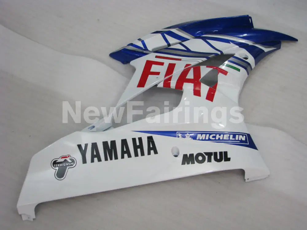 Blue and White FIAT - YZF-R6 06-07 Fairing Kit