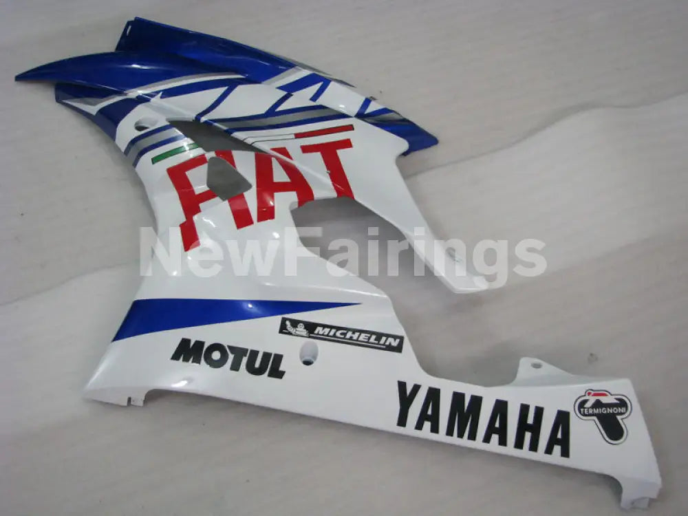 Blue and White FIAT - YZF-R6 06-07 Fairing Kit