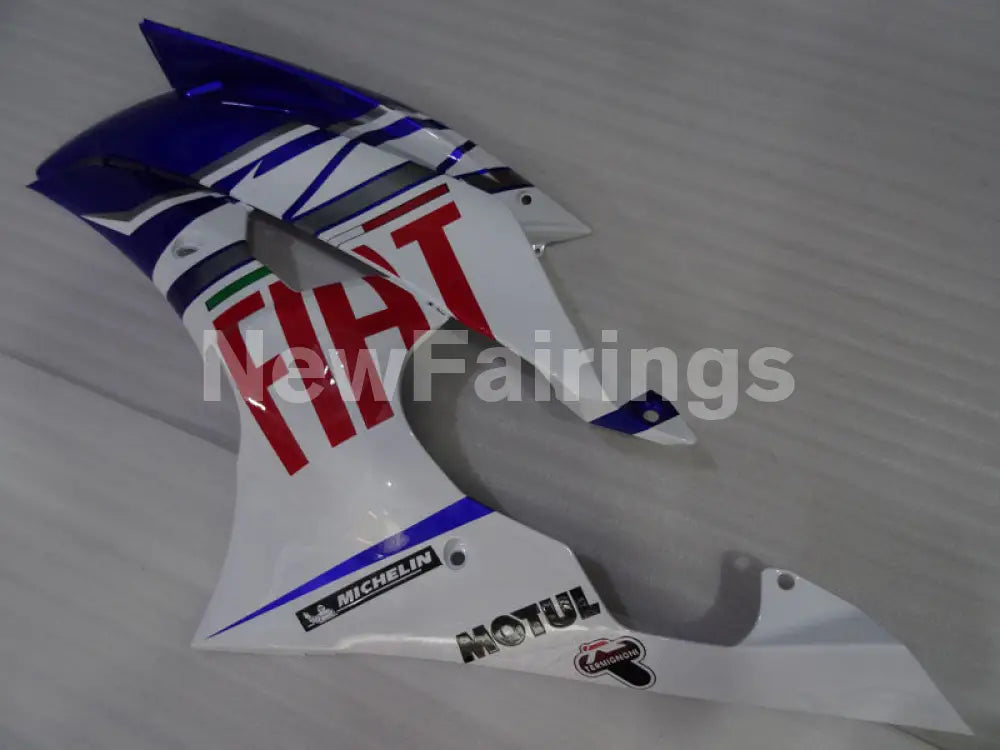 Blue and White FIAT - YZF-R6 08-16 Fairing Kit