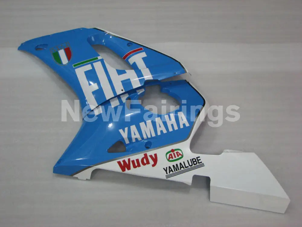 Blue and White FIAT - YZF-R6 98-02 Fairing Kit