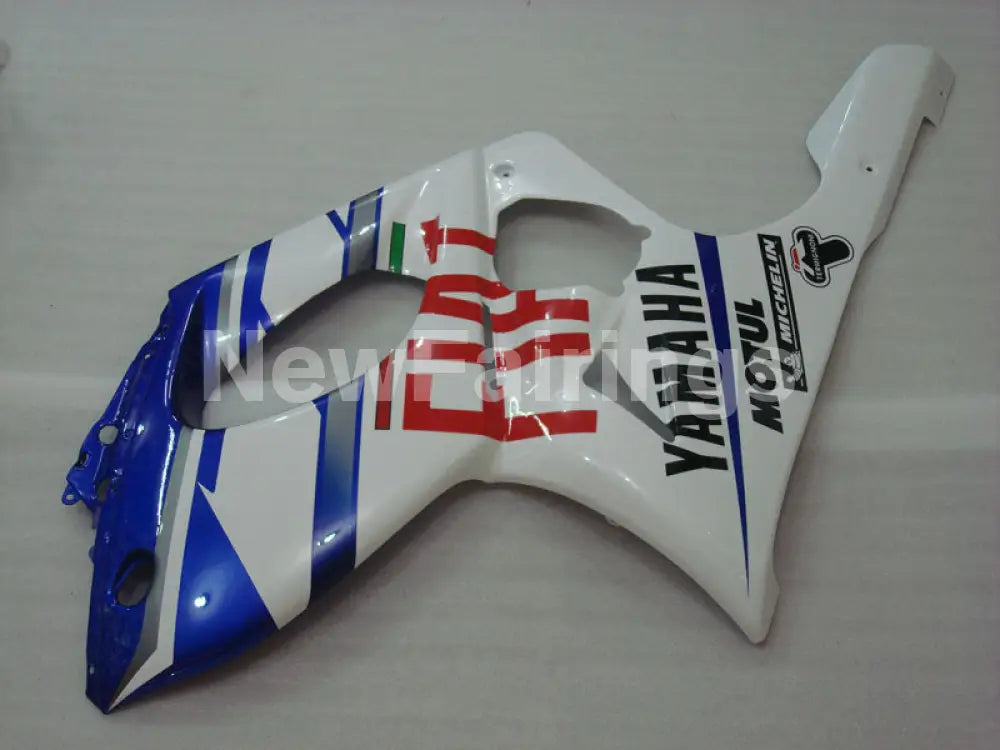 Blue and White FIAT - YZF600R Thundercat 96-07 Fairing Kit