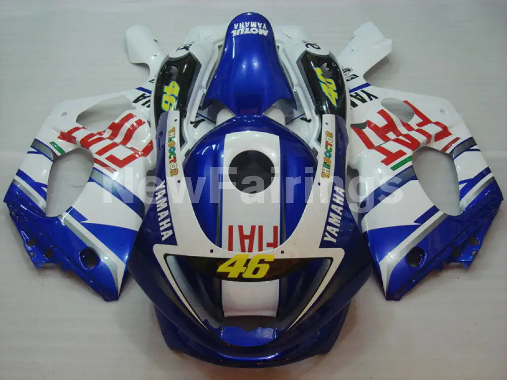 Blue and White FIAT - YZF600R Thundercat 96-07 Fairing Kit