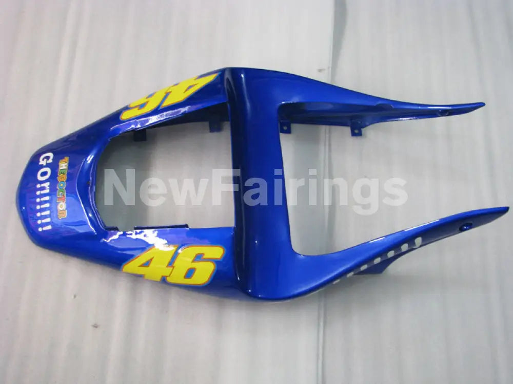 Blue and White GO - YZF-R1 00-01 Fairing Kit