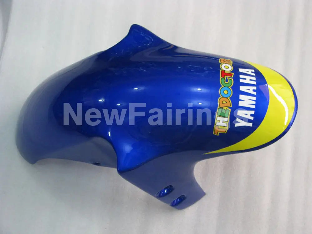 Blue and White GO - YZF-R1 00-01 Fairing Kit