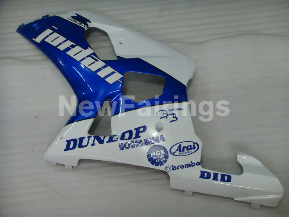 Blue and White Jordan - GSX-R750 00-03 Fairing Kit