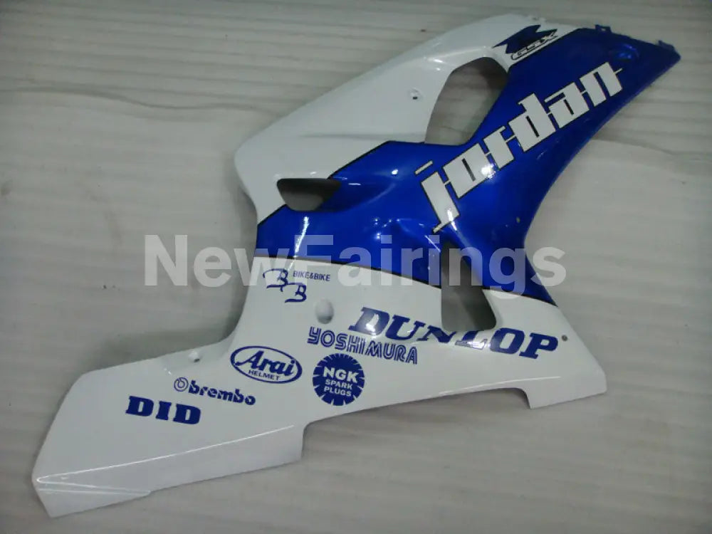 Blue and White Jordan - GSX-R750 00-03 Fairing Kit