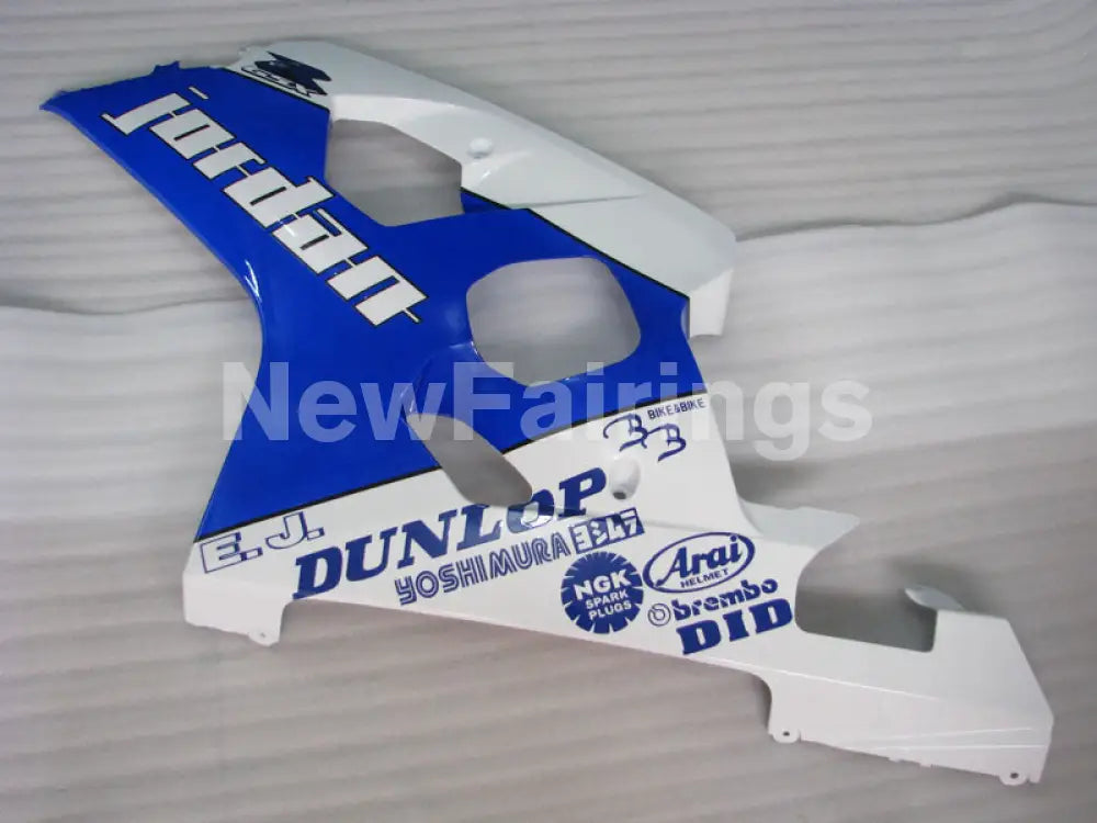 Blue and White Jordan - GSX-R750 04-05 Fairing Kit