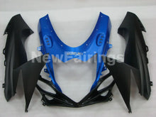 Cargar imagen en el visor de la galería, Blue and White Matte Black Factory Style - GSX-R600 11-24 Fairing Kit