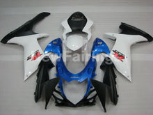 Cargar imagen en el visor de la galería, Blue and White Matte Black Factory Style - GSX-R600 11-24 Fairing Kit