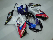 Cargar imagen en el visor de la galería, Blue and White Red ROCKSTAR - GSX-R1000 07-08 Fairing Kit