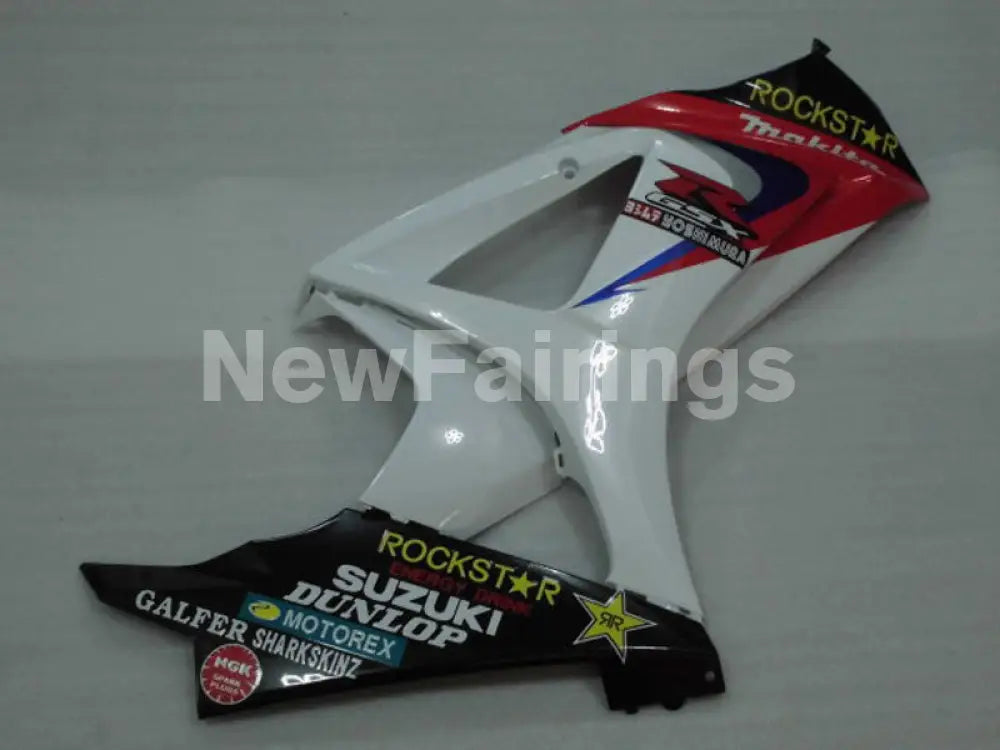 Blue and White Red ROCKSTAR - GSX-R1000 07-08 Fairing Kit