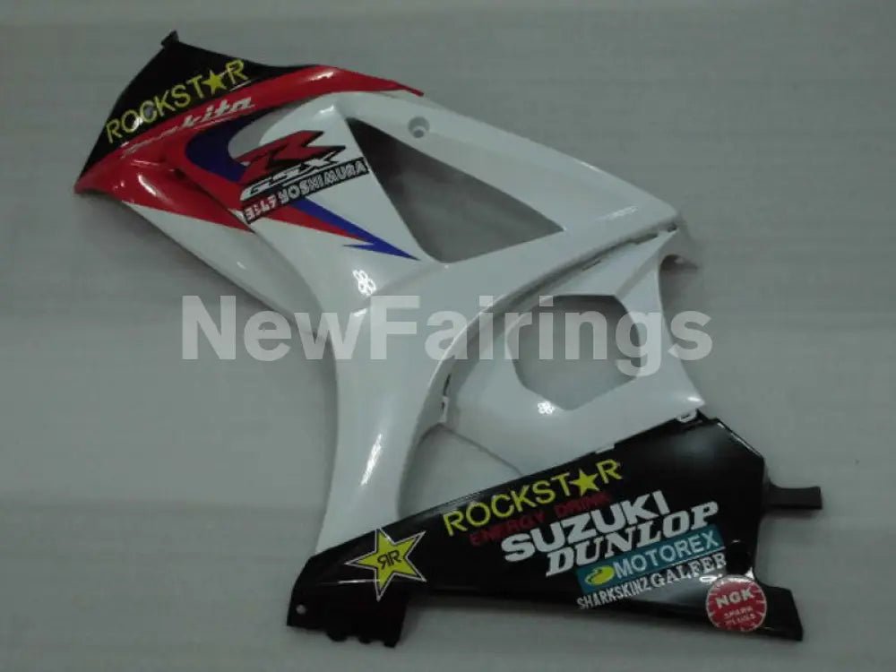 Blue and White Red ROCKSTAR - GSX-R1000 07-08 Fairing Kit