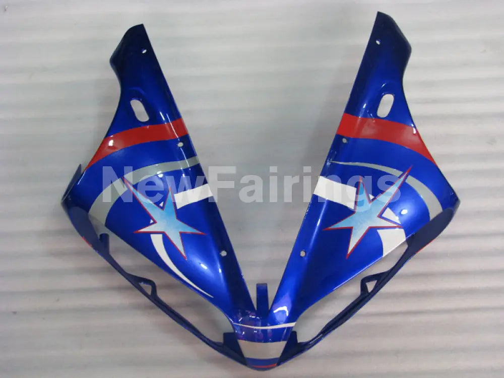 Blue and White Star - YZF-R1 04-06 Fairing Kit