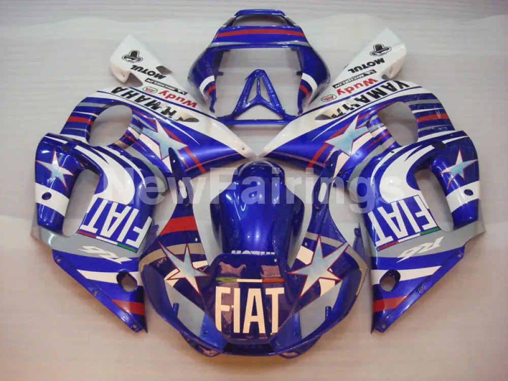 Blue and Whte Star - YZF-R6 98-02 Fairing Kit