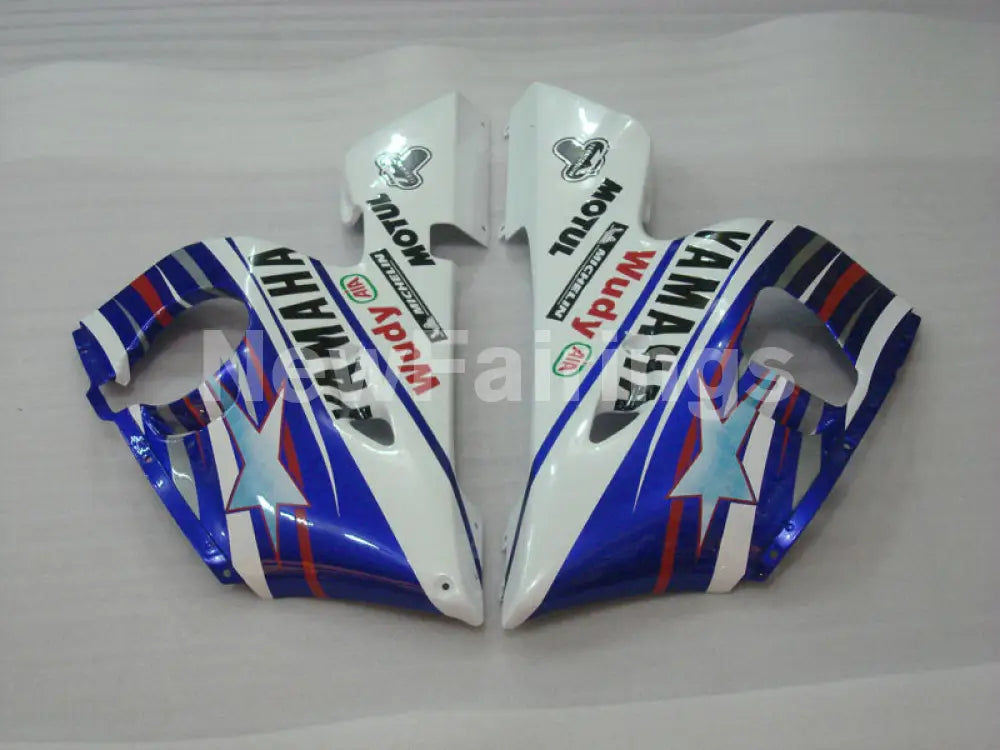Blue and Whte Star - YZF-R6 98-02 Fairing Kit