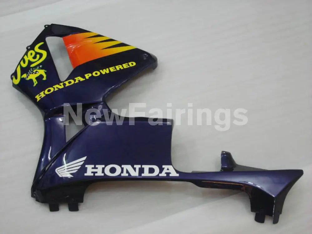 Blue and Yellow Camel - CBR600RR 03-04 Fairing Kit