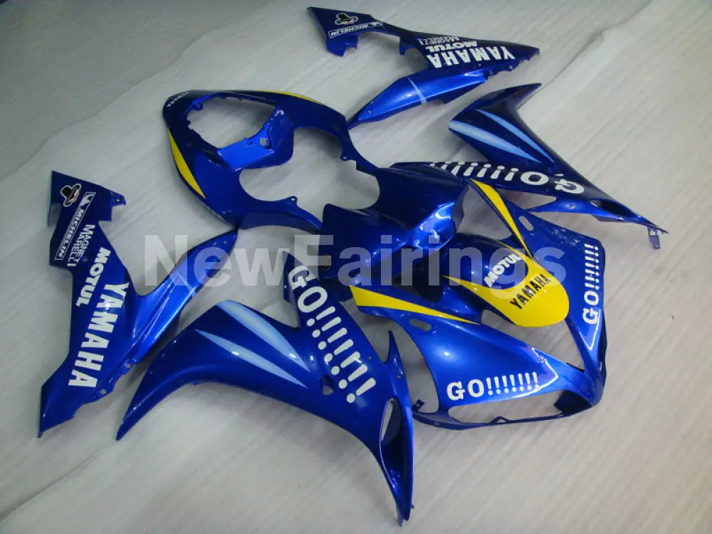 Blue and Yellow GO - YZF-R1 04-06 Fairing Kit
