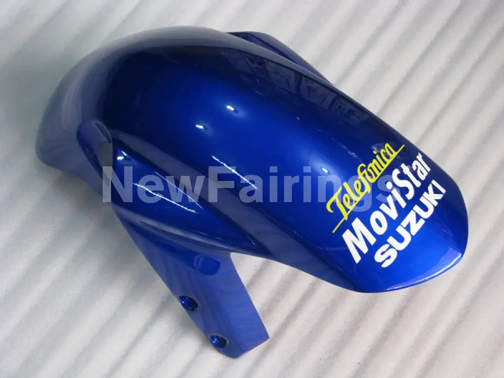Blue and Yellow Movistar - GSX-R600 04-05 Fairing Kit