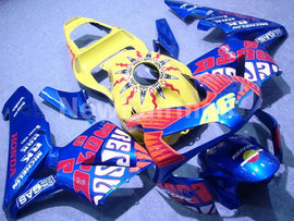Blue and Yellow Rossi - CBR600RR 03-04 Fairing Kit
