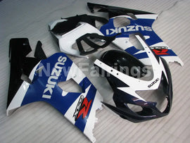 Blue Black and White Factory Style - GSX-R750 04-05 Fairing Kit