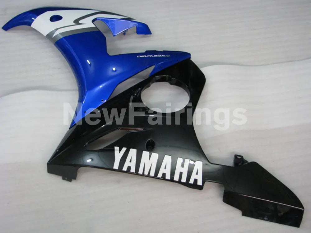 Blue Black and White Factory Style - YZF-R6 03-04 Fairing Kit